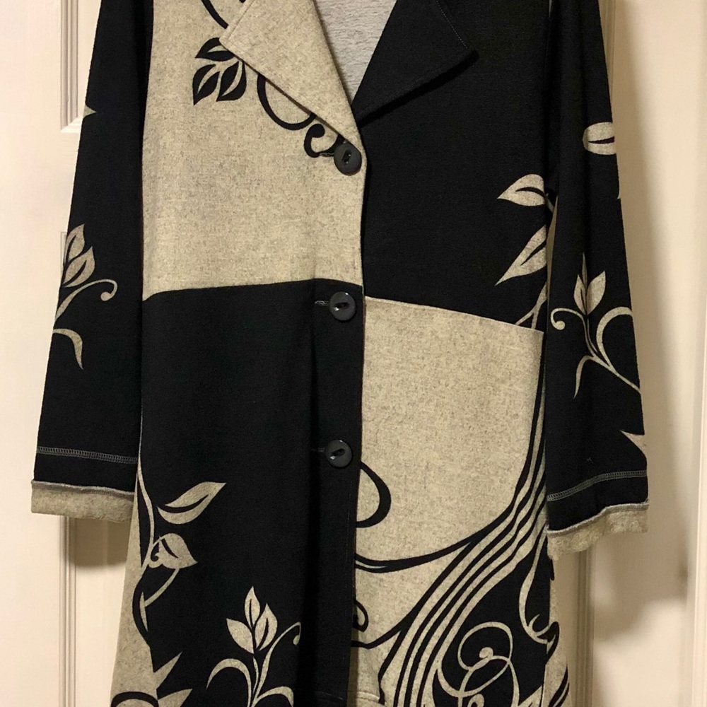 Anes A Boiled Wool Jacket with Buttons